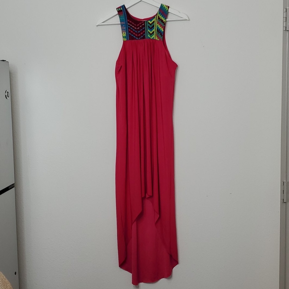 Embroidered High- Low dress from tbags Los Angeles